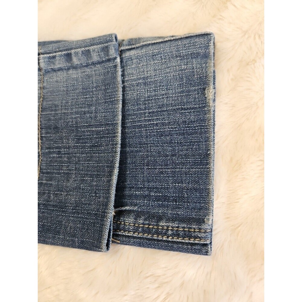 Bisou Bisou Womens Capri Jeans Sz 2 With Copper & Gunmetal Rhinestone Accents - Picture 8 of 9